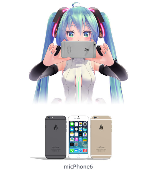 Mmd スマートフォン5 アクセサリ配布 ログ太 さんのイラスト ニコニコ静画 イラスト