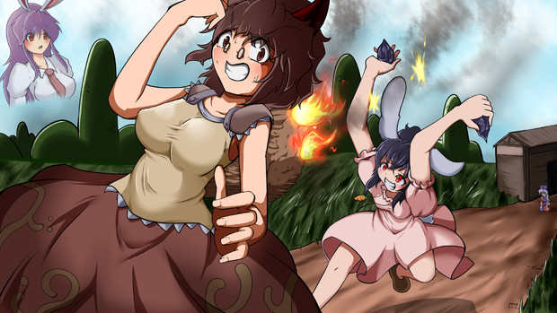 東方カチカチ山 塚竹さささ さんのイラスト ニコニコ静画 イラスト