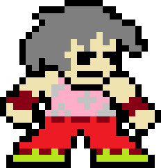 ヒューゴー ロックマン風 8bit Hugo