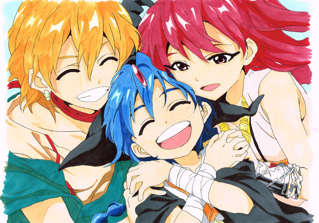 マギ 信号機トリオ 紅花 さんのイラスト ニコニコ静画 イラスト