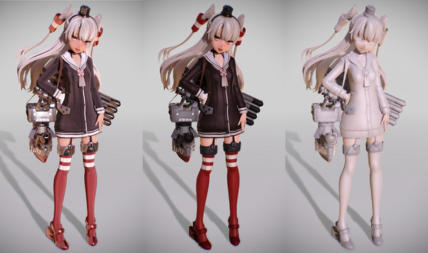 艦隊フィギュアこれくしょん 天津風 Mme用エフェクト配布 Nil さんのイラスト ニコニコ静画 イラスト