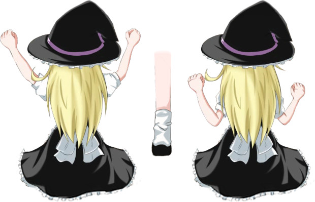 Udkの後ろ姿 修正版 ユンピョウ さんのイラスト ニコニコ静画 イラスト