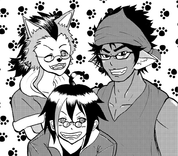 Utau男の子でメガネの日 赤バンダナ犬 さんのイラスト ニコニコ静画 イラスト