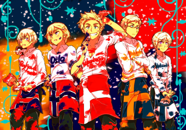 北欧ファイブ まちゃいろ さんのイラスト ニコニコ静画 イラスト