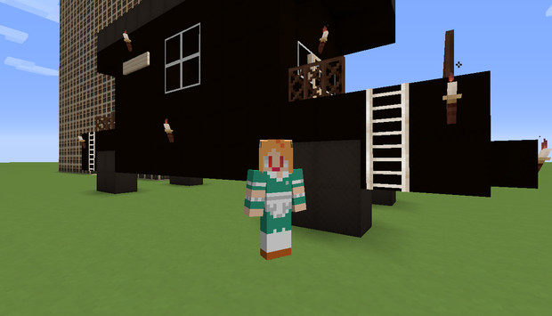 Minecraft 札沼まり風スキン おぜう さんのイラスト ニコニコ静画 イラスト