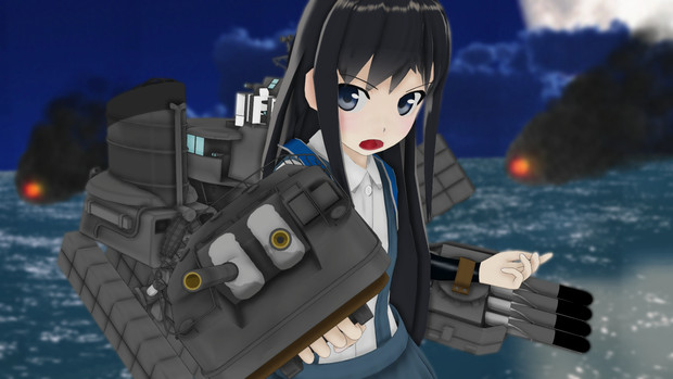 【MMDモデル配布】駆逐艦 朝潮 Ver1.0【MMD艦これ】