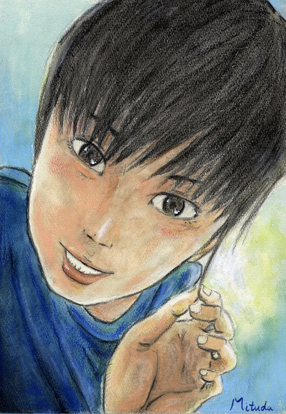 髪いじる少年 佐助 さんのイラスト ニコニコ静画 イラスト