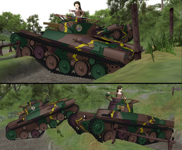 九七式中戦車 Ver1 3 Judd さんのイラスト ニコニコ静画 イラスト