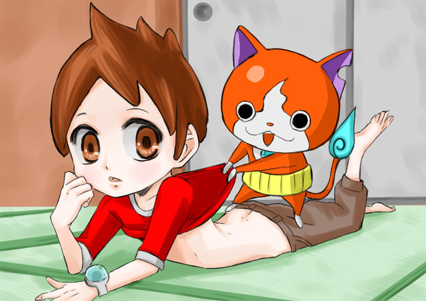 妖怪ウォッチのケータくん あとジバニャン 夏丸マロロ さんのイラスト ニコニコ静画 イラスト