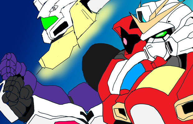 ガンダムビルドファイターズトライ第1話 水の丘 14号 さんのイラスト ニコニコ静画 イラスト