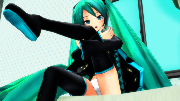 太ももストレッチ Mikuprp さんのイラスト ニコニコ静画 イラスト