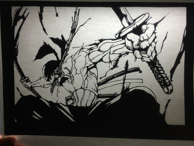 切り絵 ゾロ 暇人 さんのイラスト ニコニコ静画 イラスト