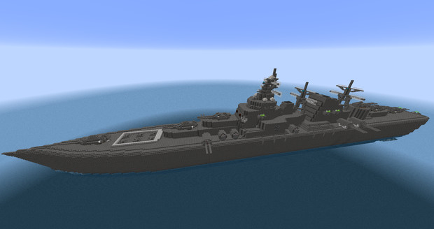 【Minecraft軍事部】重装甲戦艦「Defenser」