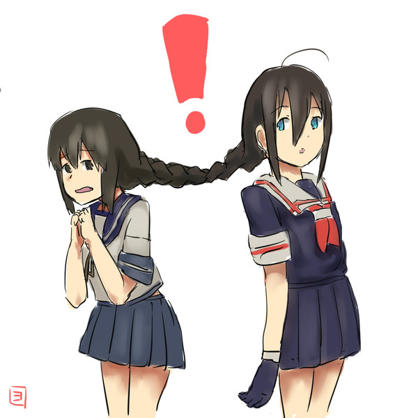 三つ編み事変 ヨモツ さんのイラスト ニコニコ静画 イラスト