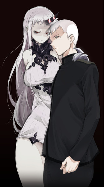 港湾棲姫と深海提督 うまくち醤油 さんのイラスト ニコニコ静画 イラスト