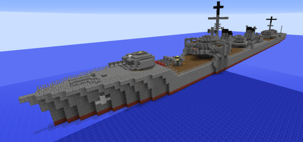 Minecraft 睦月型壱等駆逐艦 日本帝國 Vancesergeant さんのイラスト ニコニコ静画 イラスト