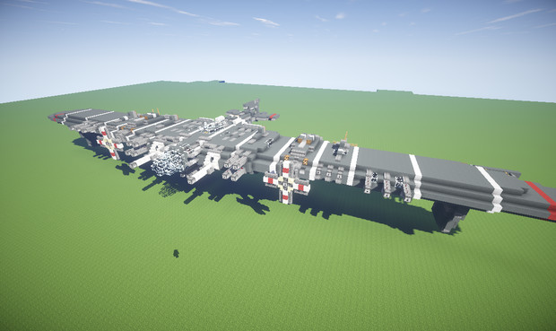Minecraft 超大型攻撃機 改ー Maitake7 さんのイラスト ニコニコ静画 イラスト