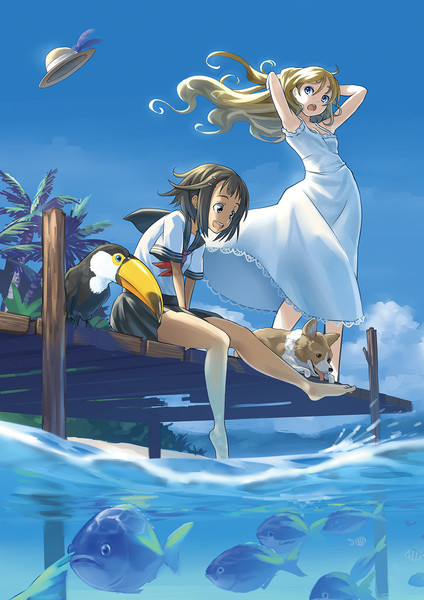 夏のお嬢さん 黒烏龍 さんのイラスト ニコニコ静画 イラスト