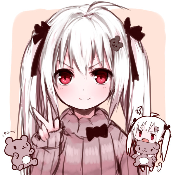 白髪ツインテっていいな Suke さんのイラスト ニコニコ静画 イラスト