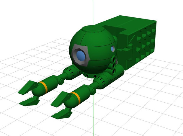 Mmdガンダム ボールm型 作成中1 地吹雪 さんのイラスト ニコニコ静画 イラスト