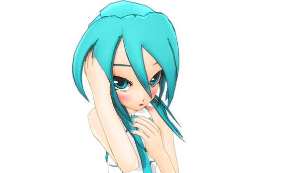 風になびく髪を整えるミクさん また新しい衣装作ちゃっただけ ハルハルp さんのイラスト ニコニコ静画 イラスト