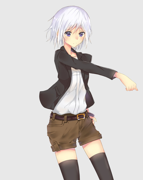 白髪ちゃん つえづ さんのイラスト ニコニコ静画 イラスト