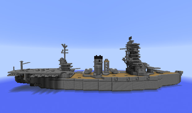 Minecraft 航空戦艦 扶桑改二 艦これ仕様 Cosine さんのイラスト ニコニコ静画 イラスト