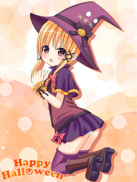 ハッピーハロウィン14 魔女っ娘 Kenyu さんのイラスト ニコニコ静画 イラスト