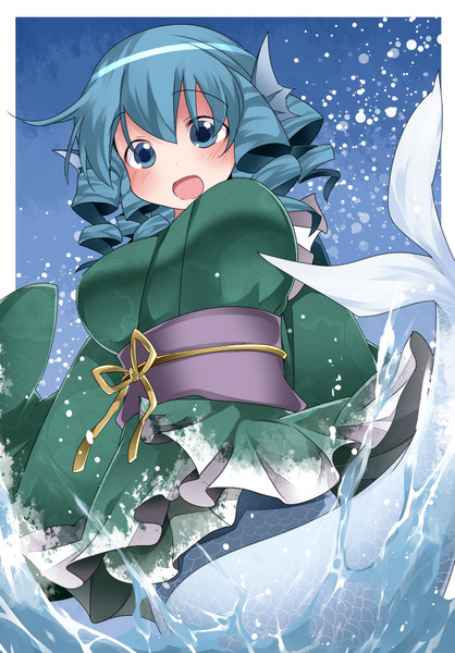 わかさぎ姫にジャンプしてもらった ハマー さんのイラスト ニコニコ静画 イラスト