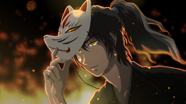 Gifアニメ 竜神鏡戦記 狐面の男 桜実 さんのイラスト ニコニコ静画 イラスト