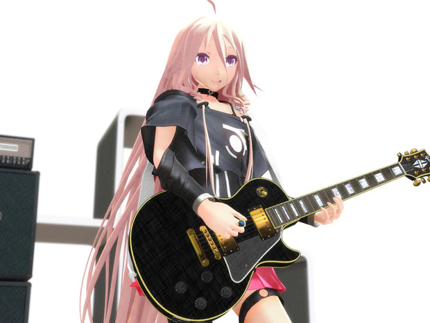 Mmd楽器選手権 Iaとレスポール Snon さんのイラスト ニコニコ静画 イラスト