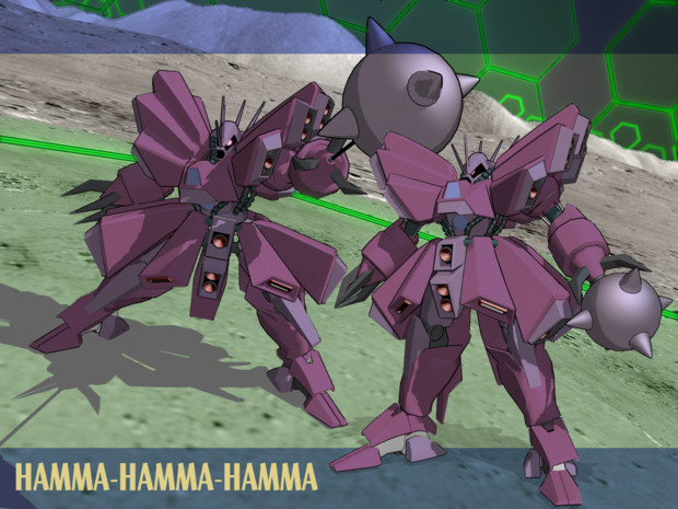 Mmdガンプラバトル部 ハンマ ハンマ ハンマ ドワオ0126 さんのイラスト ニコニコ静画 イラスト