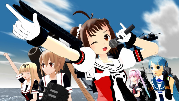 Mmd艦これ 第四水雷戦隊 突撃 Me さんのイラスト ニコニコ静画 イラスト