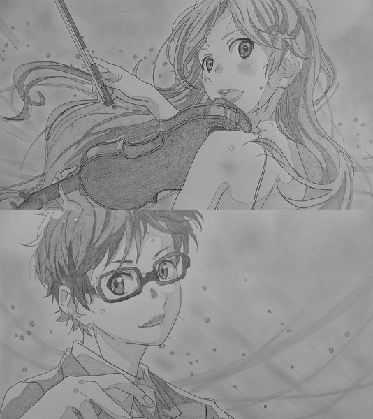 四月は君の嘘 ニコニコ静画 イラスト