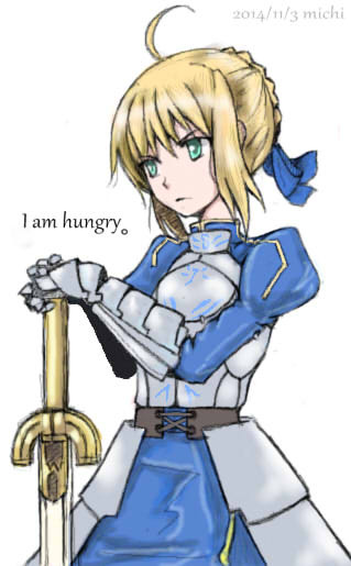 絵チャログ 「I am hungry。」