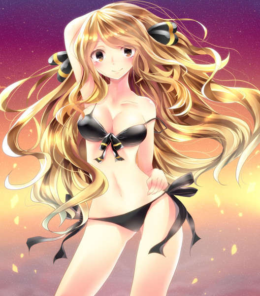 水着シロナさん E Co いーこ さんのイラスト ニコニコ静画 イラスト