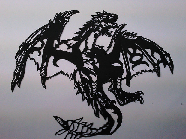 切り絵 リオレウス 幻 玄 さんのイラスト ニコニコ静画 イラスト