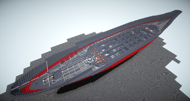 Minecraft 大和型戦艦 製作中 海軍工廠 Daizin さんのイラスト ニコニコ静画 イラスト