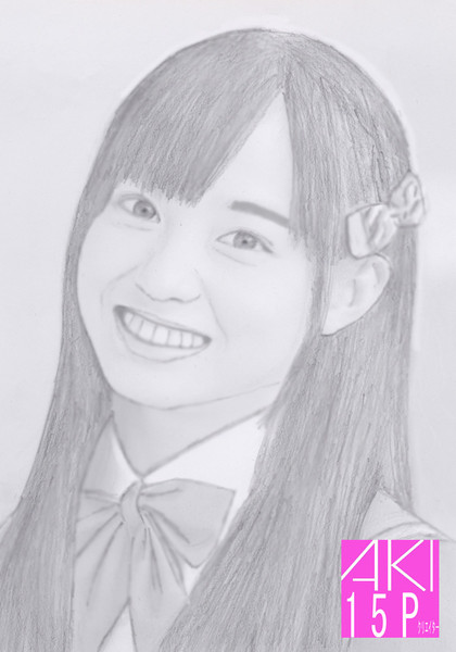 鉛筆画 似顔絵 橋本環奈 Aki15p さんのイラスト ニコニコ静画 イラスト