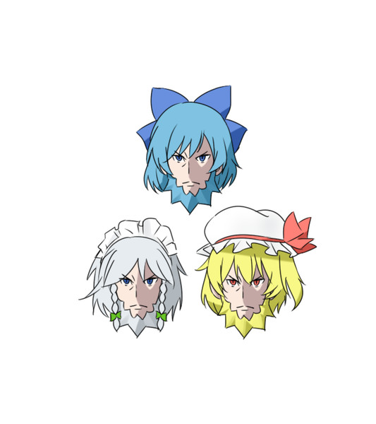 フラダリクソコラ素材 フラン チルノ 咲夜 Noel さんのイラスト ニコニコ静画 イラスト