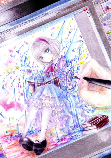 液タブに挑戦してみた くろいうさぎ さんのイラスト ニコニコ静画 イラスト