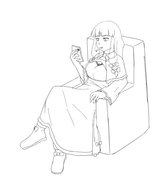 やわらかスマホを弄るおすわりtis たけのこlv9 さんのイラスト ニコニコ静画 イラスト