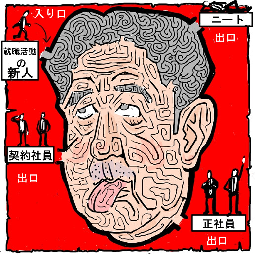 正社員まで険しい道のり 木住野武 さんのイラスト ニコニコ静画 イラスト
