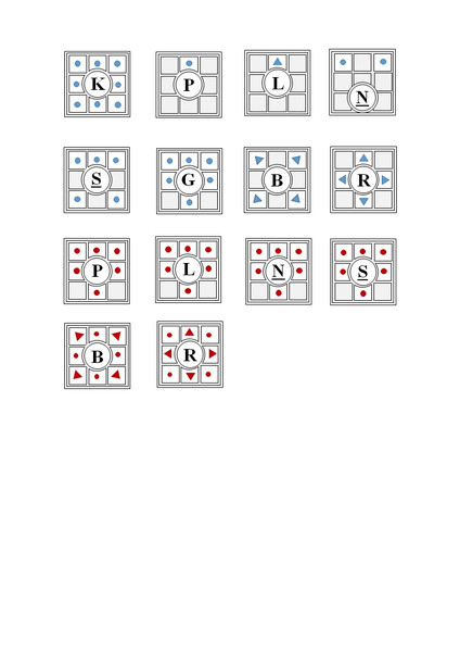 自作デザイン将棋駒