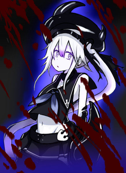 駆逐棲姫ちゃん 今行くぞおぉぉぉぉぉぉぉ ブシャァァァァァァ あつし さんのイラスト ニコニコ静画 イラスト