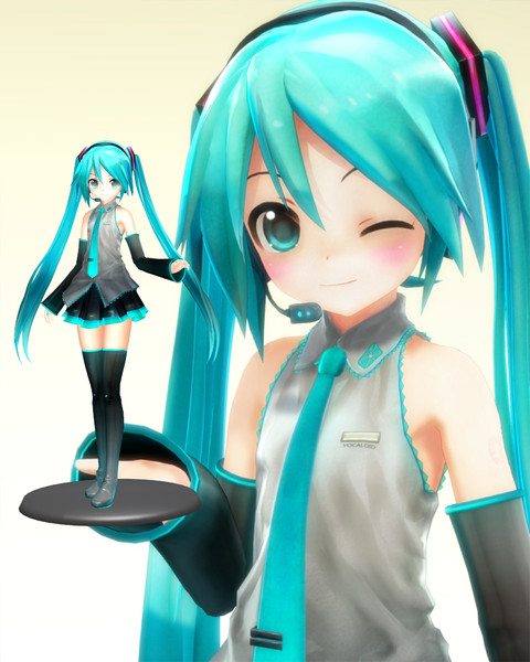 あぴミクフィギュアが出るよ ニコニコ静画 イラスト