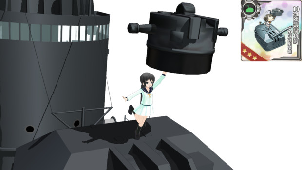 Mmd艦これ 10cm高角砲 高射装置妖精さんフィギュア まりりん さんのイラスト ニコニコ静画 イラスト