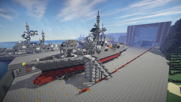 [Minecraft]ヴァンデルシュターム造船所 FF級４番艦