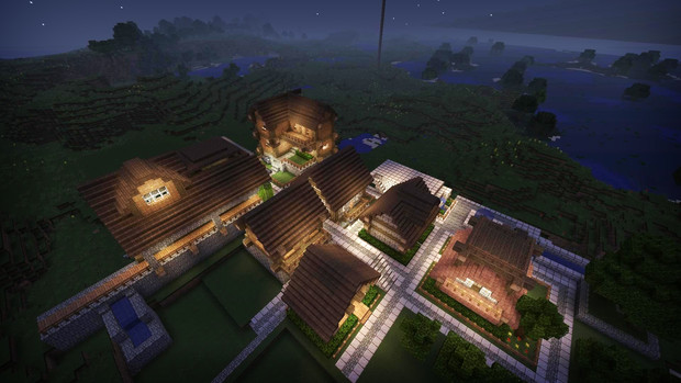 Minecraft Ps4版 村を一から作ってみる １ にくまる さんの