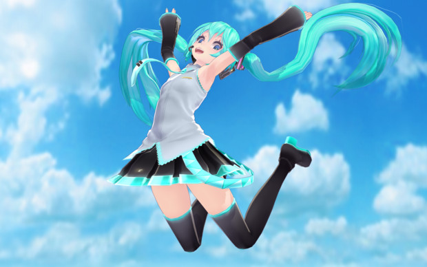 ｍｍｄ静画初投稿です ミクさん とりあえずジャンプ え はいっ 大佐 さんのイラスト ニコニコ静画 イラスト